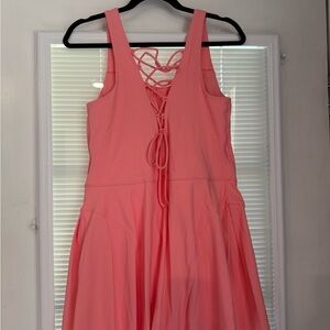 JoyLab Coral Lace-Up Athletic Dress